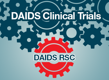 Logo with DAIDS Clinical Trials and DAIDS RSC